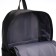 Youth backpack from textiles on a zipper, waterproof, 4 pockets, black color