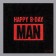 Single-layer paper napkins "Happy B-Day Man", 24x24 cm, 20 pcs