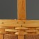 Wicker basket, 19 x 13 x 12/26 cm, sequoia