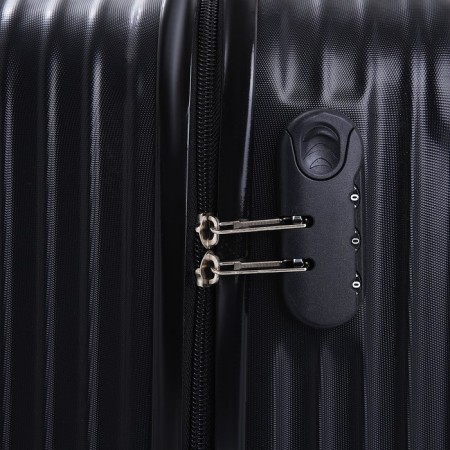 Small suitcase 20 ", lightning department, code castle, black color-6