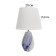 Hand lamp with lampshade Risalux "Andres", E14, 40 W, white-blue, 20 × 20 × 31.5 cm