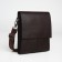 Men's bag over the shoulder, Textura, external pocket, brown color