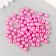 Set of beads "needlework" plastic, diameter 8 mm, 25 g, bright pink