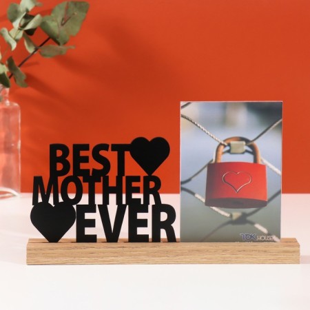 Photo frame wood, acrylic 10x15 cm "Best Mom" ​​4x27x16.3 cm