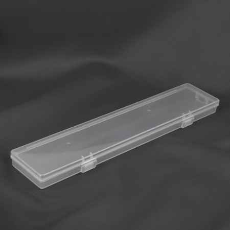 A container for storing trifles, with a suspension, 26.7 × 5.5 × 1.8 cm, the color is transparent-2