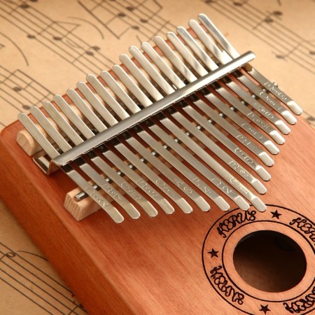 Musical instrument Kalim, brown, 17 notes-4