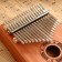 Musical instrument Kalim, brown, 17 notes