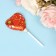 Confectionery "Heart" on a stick, 18 g