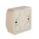 Etude switch BA10-002D, 10 A, 2 keys, external, pine color