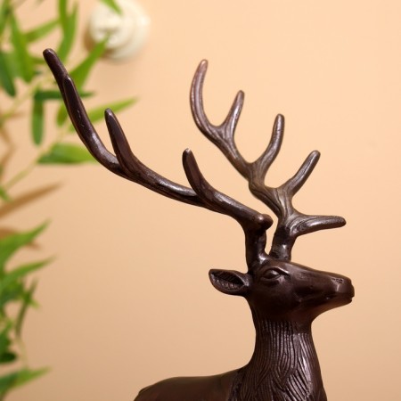 Souvenir "Deer" aluminum 17x16x34 cm-5