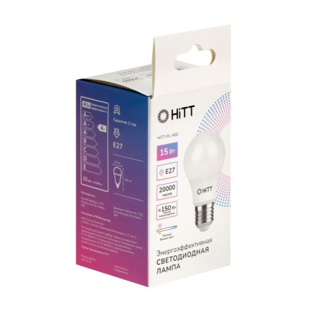 HITT-PL, A60, 15 W, 230 V, E27, 3000 K lamp-1