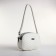 Bag Women's Cross-Bodi with a zipper, white color