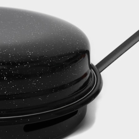Sleepy-grill Healthy Grill, D = 33 cm, enameled coating, black color-4