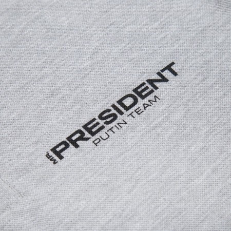 Polo with long sleeve President, size XXL, color gray-11