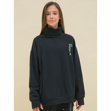 Jumper for girls, height 140 cm, black color-1