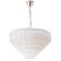 Jastin chandelier, 8x40W E14, color gold