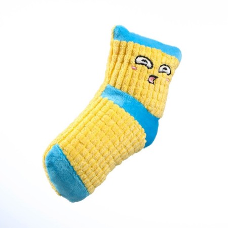 The toy is soft with a squeak yellow sock, 16 cm-1