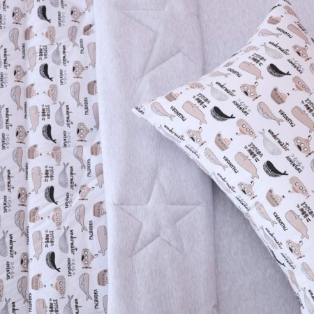 Kid kit: blanket 160x220 cm, sheet 90x190 cm, pillowcase 50x70 cm-1