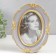 Photo frame Polystone 13x18 cm "Giselle" gray with gold 23x18 cm