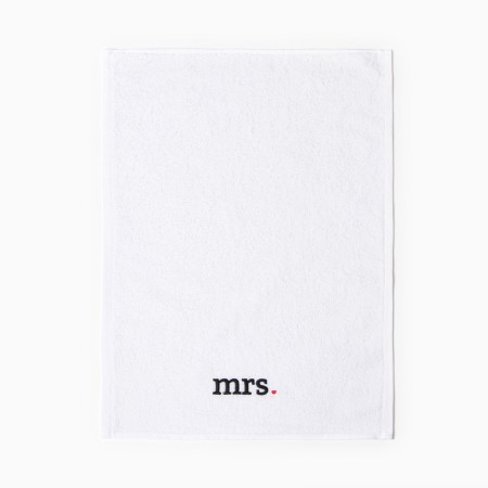 A set of towels "Mr. and Mrs." 35x50 cm-2 pcs, 100% cotton, 350 g/m2-4