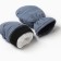 Winter children's mittens minku, color gray-blue, 15cm