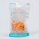 Nasal aspirator with a diverted pipe "Owl", beige color