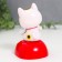 Plastic pendulum from the solar battery "Cat Mani-Neko Happy" mix 8.5x5x6 cm