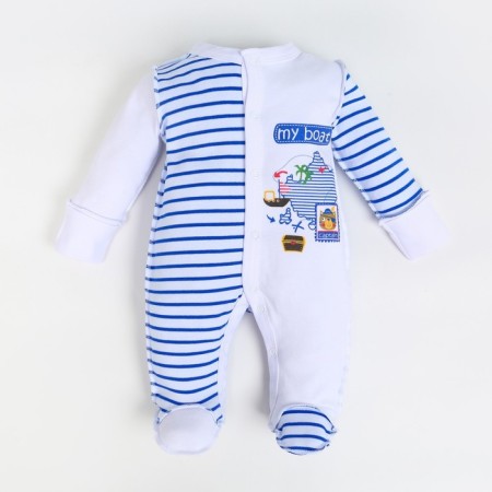 Combineson children, white/blue color, height 68cm