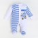 Combineson children, white/blue color, height 68cm