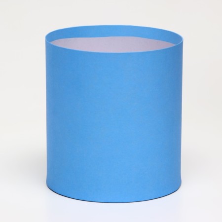 Set of round boxes 2B1, "blue", without a cover, 10 x 10 x10.5 cm-2