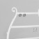 Arfa decoration stand, 34 places, 15 × 28 × 38 cm, white color