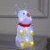 LED figure "Olenenok" 7 × 25 × 7 cm, acrylic, 10 LED, AAX2 batteries (not in the kit), white glow