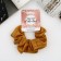 Hair elastic band "Orbit" Elite Texture, 8 cm, mix
