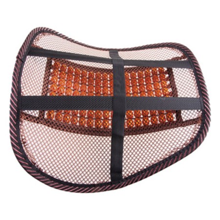 Support under the back of Skyway, anatomical, massage, polyester-brown, brown-beige-2