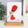 Photo frame 13x18 cm with backlight "Glass Orange pebbles" USB 16x9x20 cm