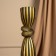 Click for one candle "Knot", a color of black and gold 29.5 x 7.5 x 7.5 cm