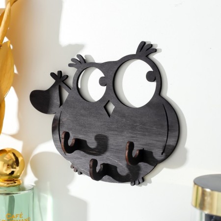 Key of Owl with a bag 14x11.5 cm-1