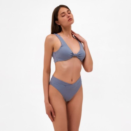 Female women's swimming trunks are high, gray color, size 46-2