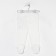 Clotteen sliders, white color, height 80 cm