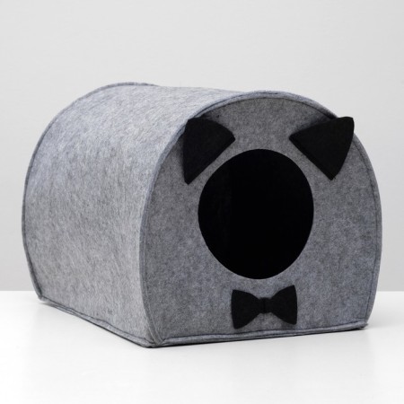 Animal house from the felt "Gentleman Board", 33 x 33 x 45 cm-1