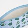 Cosmetic bag with lightning, white/blue color