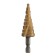 Drill step tundra pro, HSS, tin, spiral profile, hexagon. Saar, 4-20 mm