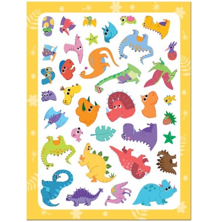 Set of stickers. Dinosaurs-3