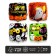 Foil ball 18 "Square Halloween, set 4 pcs.