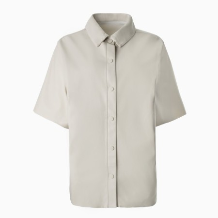Female shirt, milk color, size 50-2