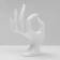 Stand for jewelry "Hand" 8.5 × 7 × 16 cm, white color