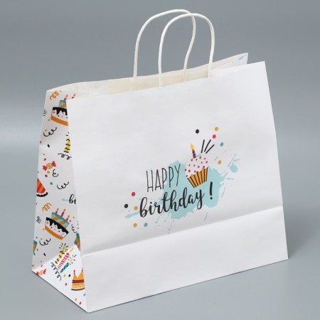 Gift Crafts, Packaging, Happy Birthday, 32 x 28 x 15 cm-3