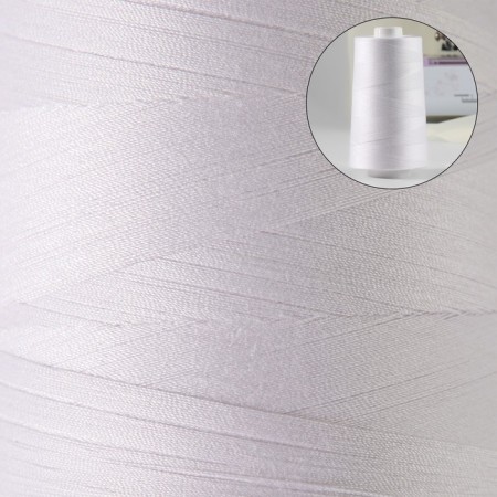 Threads 120, "Nevka", 5000 m, white color No. 001-1