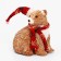 Decorative souvenir from natural materials “Bear in a scarf and cap” 15 × 17 × 20 cm