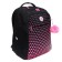Youth backpack 40 x 28 x 16 cm, Grizzly, ergonomic back, laptop compartment, black/pink